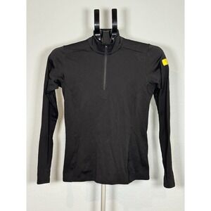 Arc'teryx Women's Small Black Half Zip Pullover Base Layer Long Sleeve Top